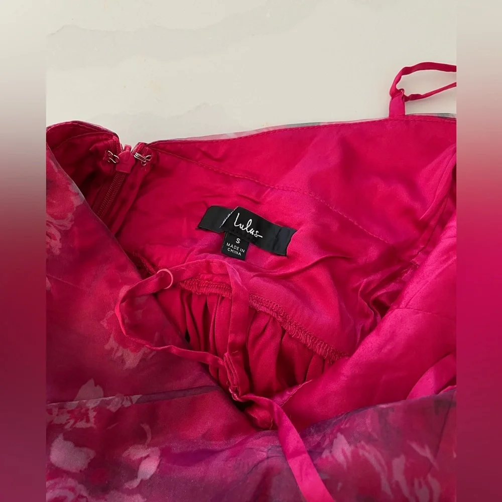 Lulu's Floral Pink Maxi Dress - Picture 10 of 10